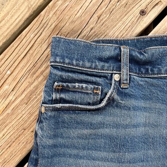 LOFT Women's Medium Wash Cut Off Jean Shorts Size 2 26" - Picture 3 of 9